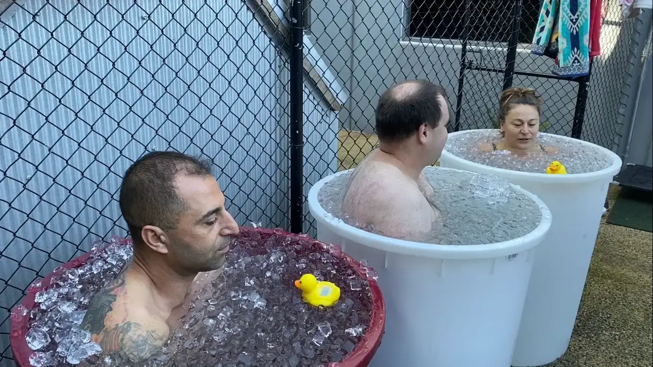 Ice bath session in Eltham Victoria
